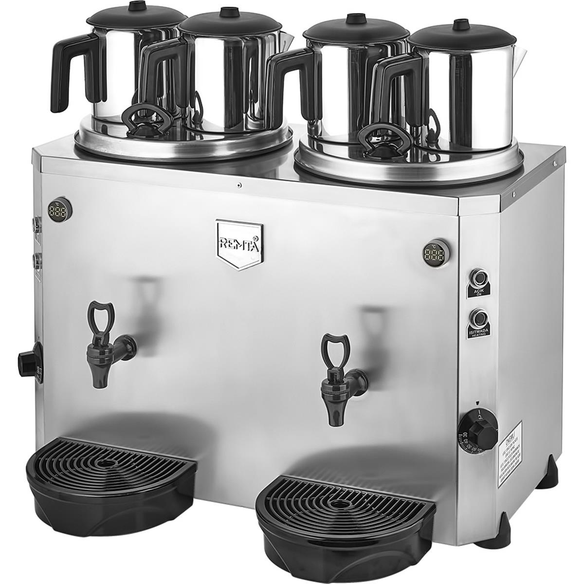 Remta DE17 4 Demlikli 17+17 lt Jumbo Çay MakinesiRemtaRM.DE17