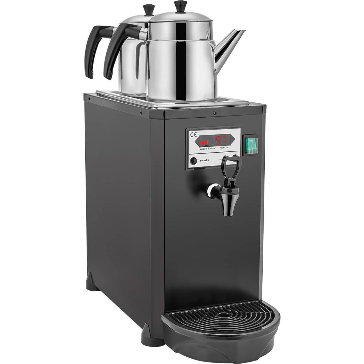 Remta DE18 2 Demlikli 5,5 lt Dijital Jumbo Çay Makinesi Otomatik Su Almalı (Şamandıralı)RemtaRM.DE18