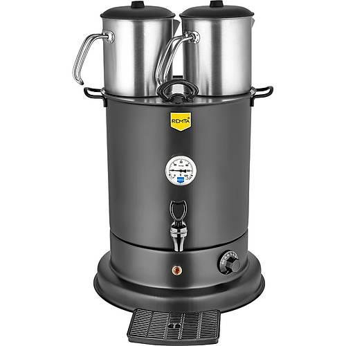 Remta EL10 3 Demlikli Elite Çay Makinesi 28 lt SiyahRemtaRM.EL10-S