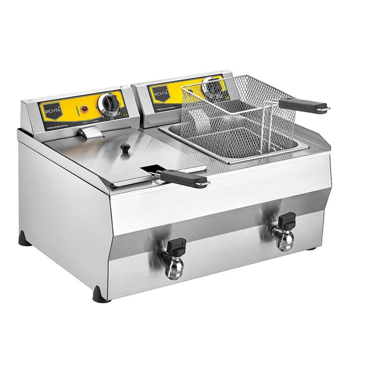 Remta R111 Çiftli Yağ Tahliye Musluklu 8+8 lt