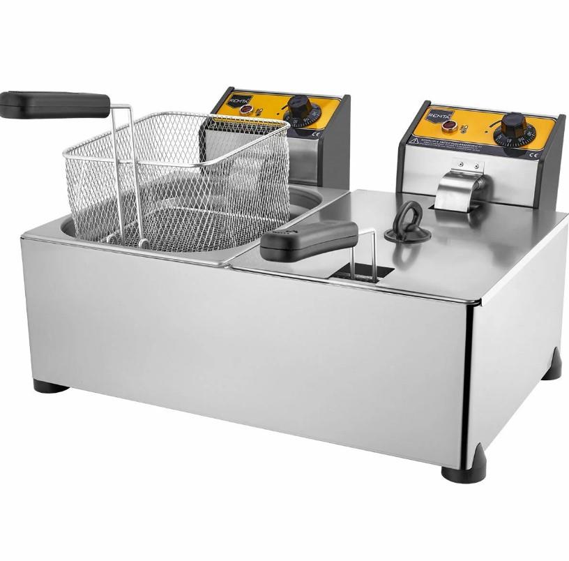 Remta R93 5+5 lt Çiftli Elektrikli Sanayi Tipi FritözRemtaRM.R93