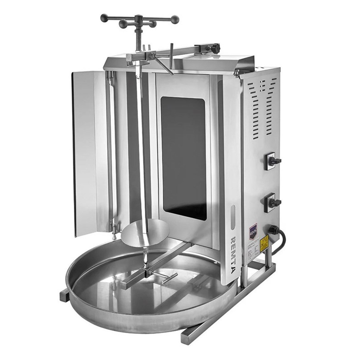 Remta SD15 2 li Elektrikli Camlı Radyan Motorsuz Döner Ocağı