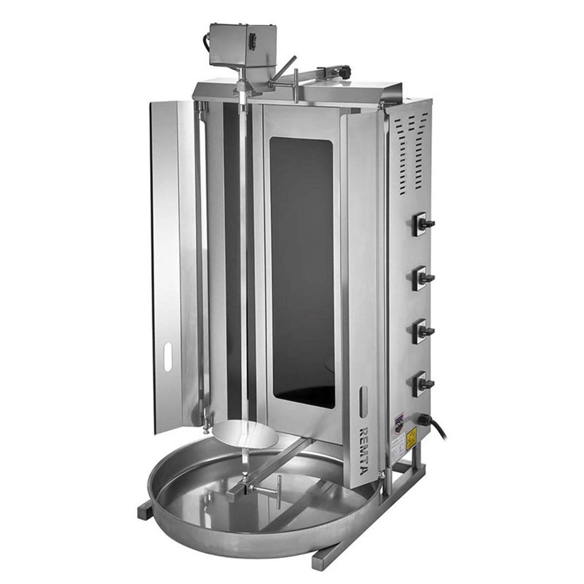 Remta SD17 4 lü Elektrikli Üstten Motorlu Döner Ocağı