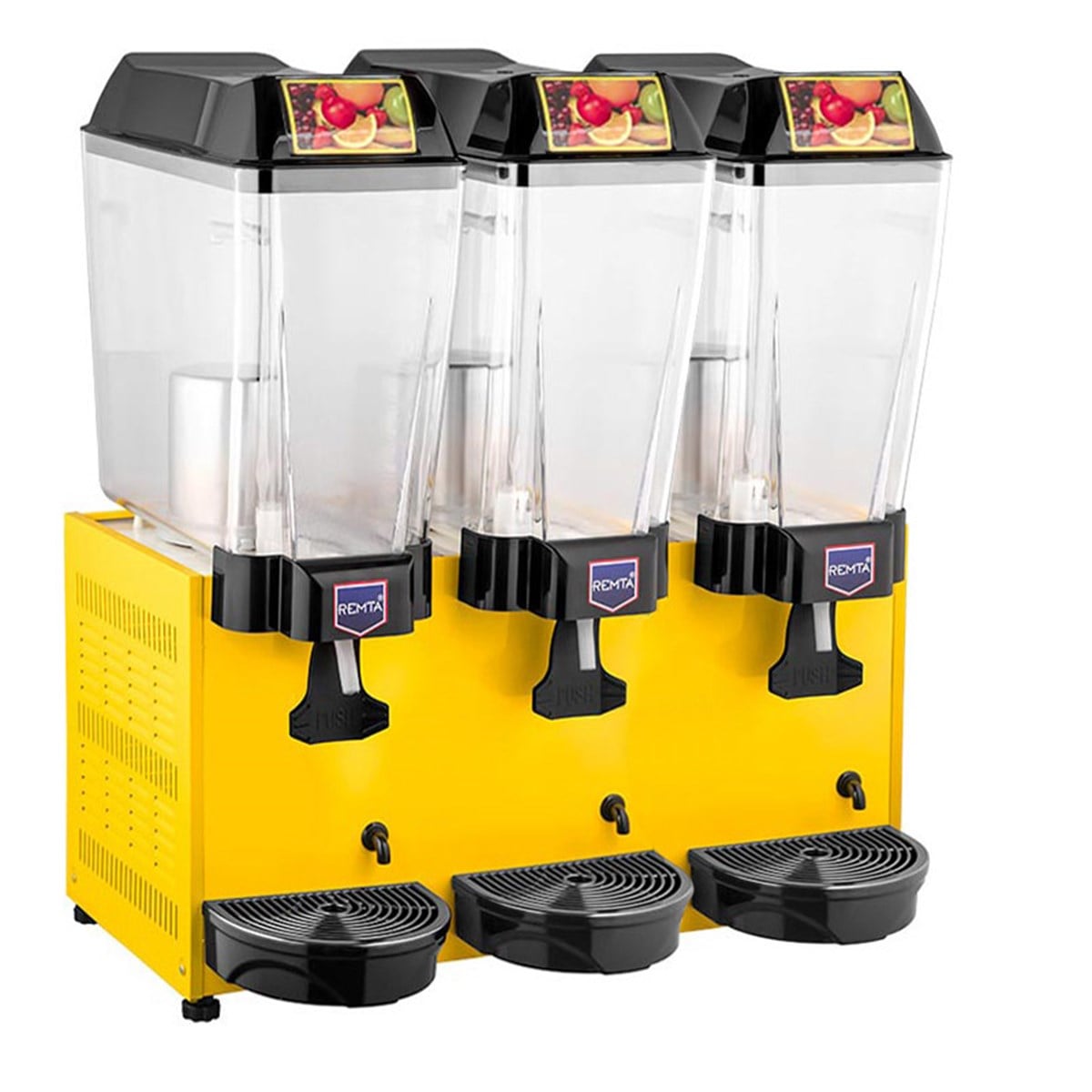 Remta ST16 Üçlü Şerbet+Şerbet+Şerbet Soğutucu 3x20 lt Sarı 