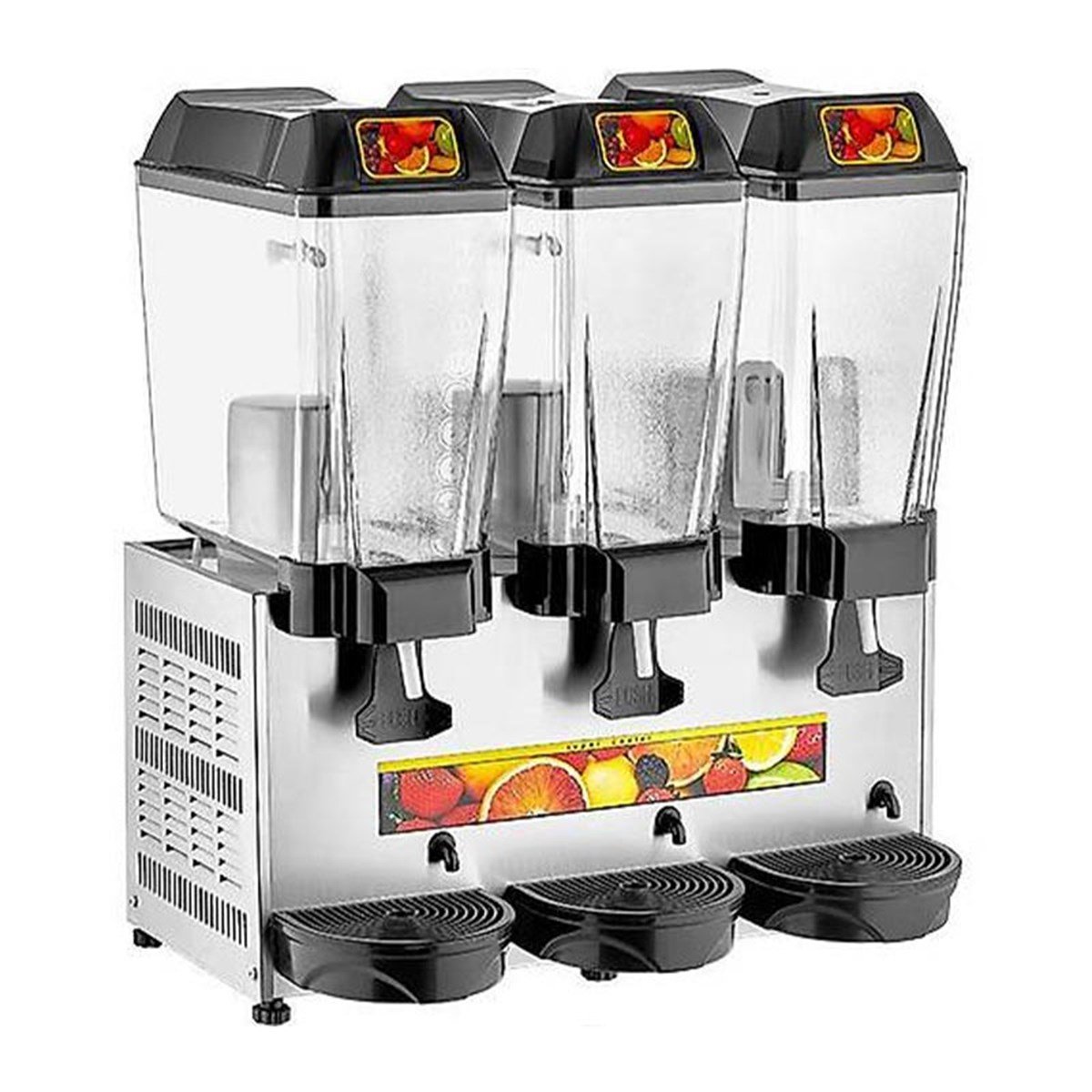 Remta ST16 Üçlü Şerbet+Şerbet+Şerbet Soğutucu 3x20 lt Metalik Gri