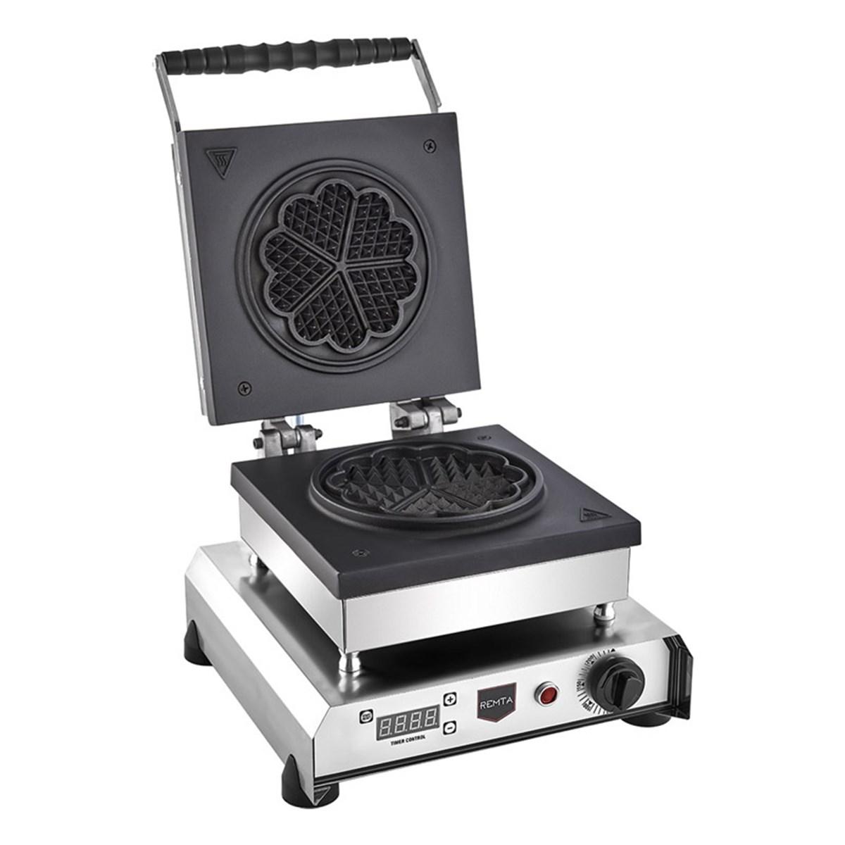Remta W34C Değiştirilebilir Plakalı Çiçek Model 16 cm Elektrikli Waffle Makinası