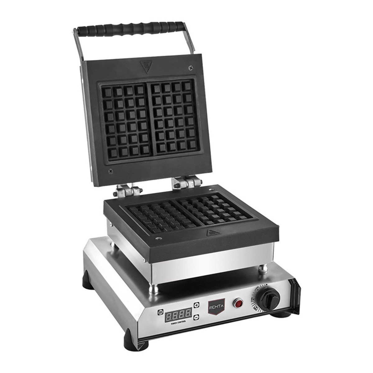 Remta W34K Değiştirilebilir Plakalı Kare Model Elektrikli Waffle Makinesi