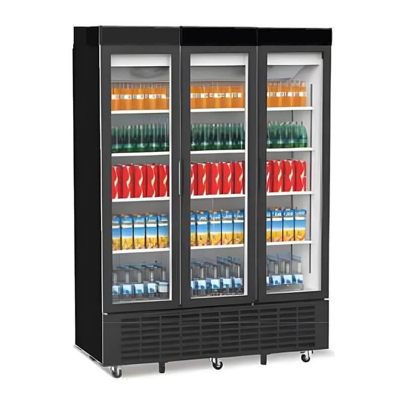 Şenox SDS-1510 DC 3 YF 3 Kapılı Kanopilli Dijital Termostatlı Şişe Soğutucu DolapSenoxSN. SDS-1510 DC 3 CF