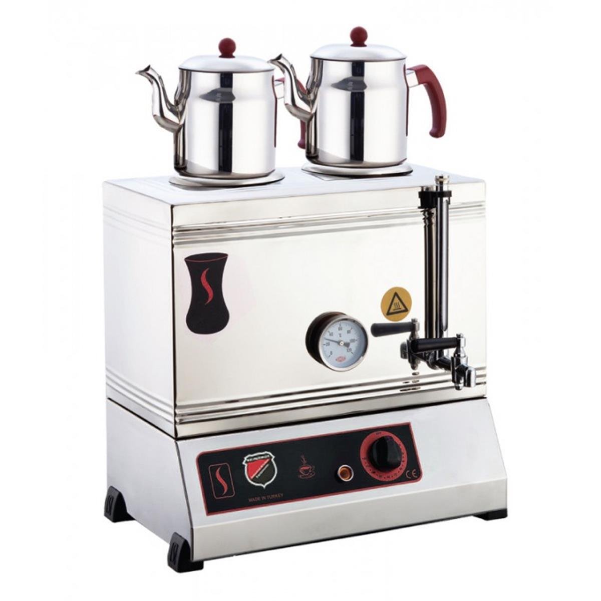 SilverInox 2111 30 Model 2 Demlikli Ekonomik Elektrikli Çay Ocağı