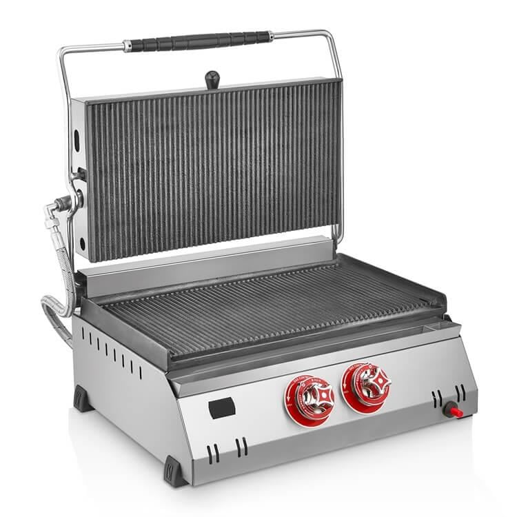 SilverInox 2131-A 20 Dilim Gazlı LPG CE Belgeli Tost MakinesiSilverInoxIG.2131-A
