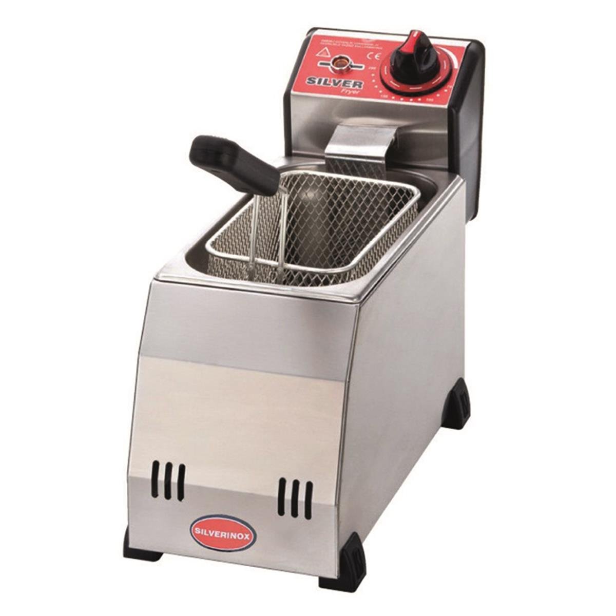 SilverInox 2140 Elektrikli Fritöz 3 Lt