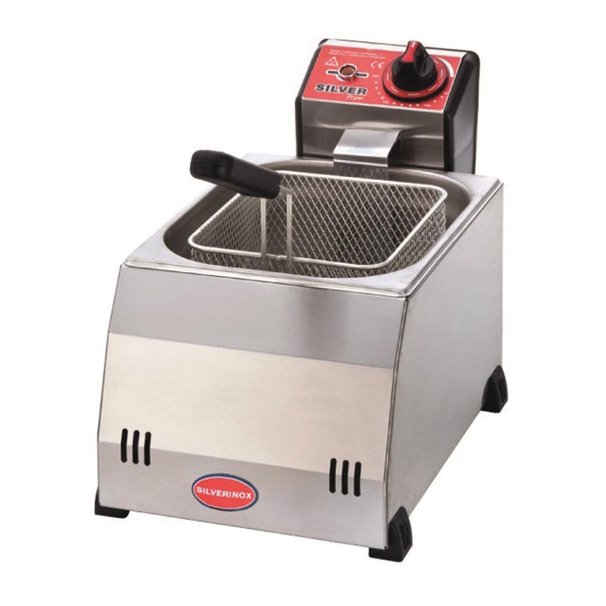 SilverInox 2142 Elektrikli Fritöz 5 Lt