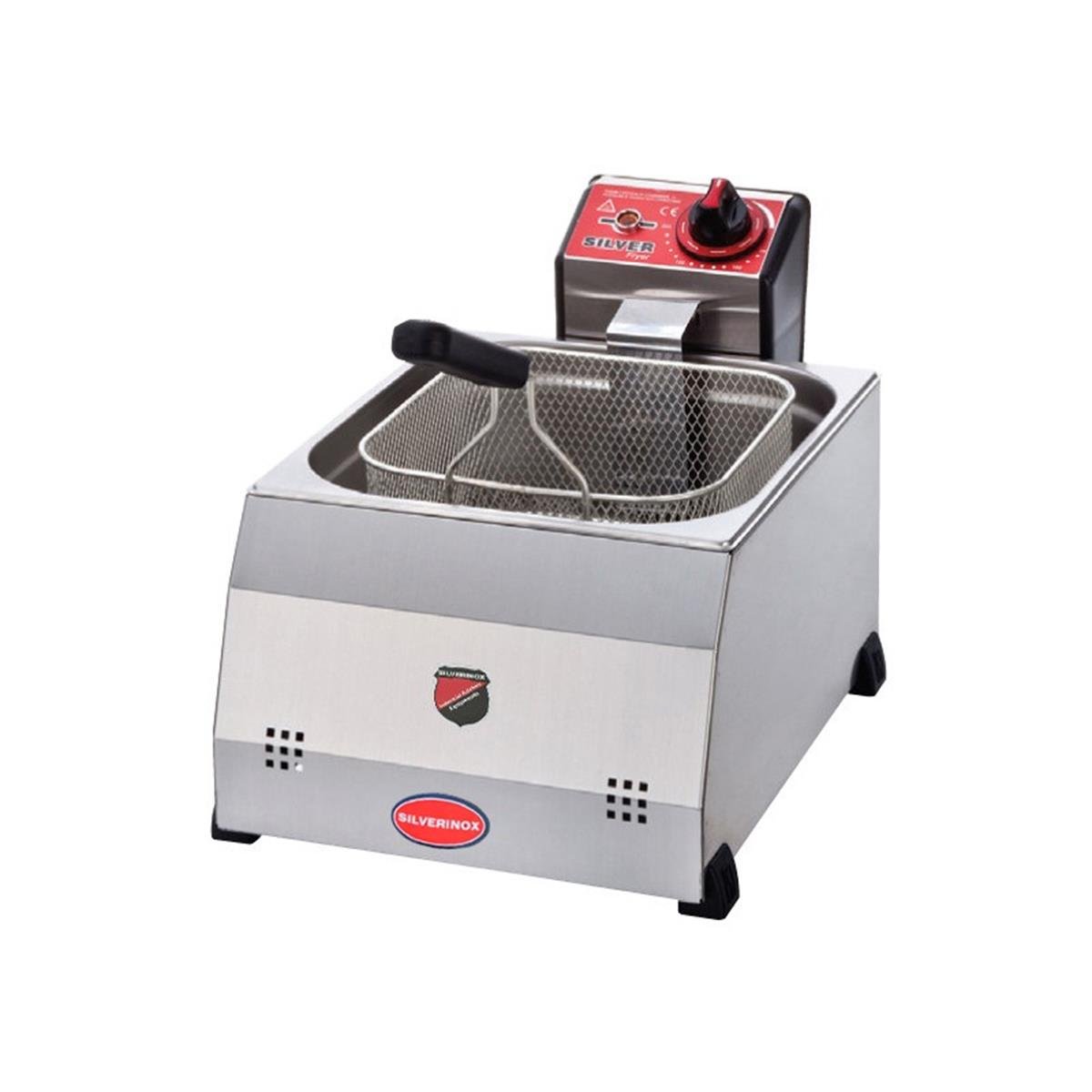 SilverInox 2700 Elektrikli Fritöz 8 Lt