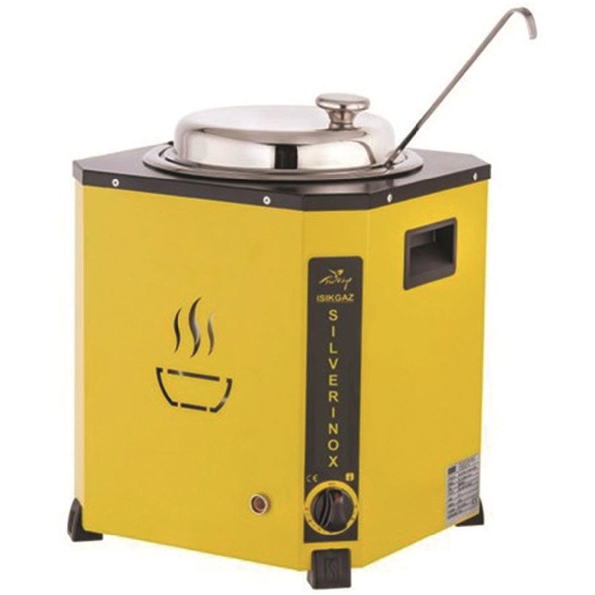 SilverInox C-01 Sarı Jumbo Çorba Kazanı 9 lt