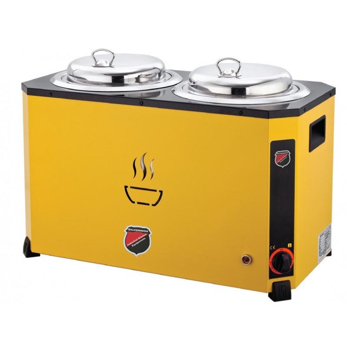 SilverInox C-07 Sarı Jumbo Çorba Kazanı 9+9 lt