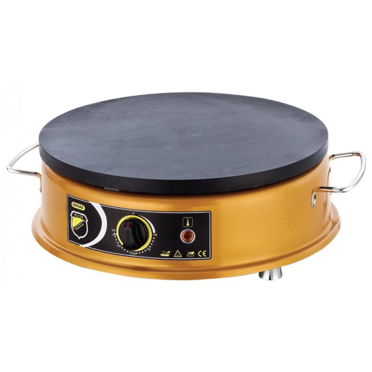 SilverInox CRP-01 Gold inox Elektrikli Krep Makinesi 40 cm