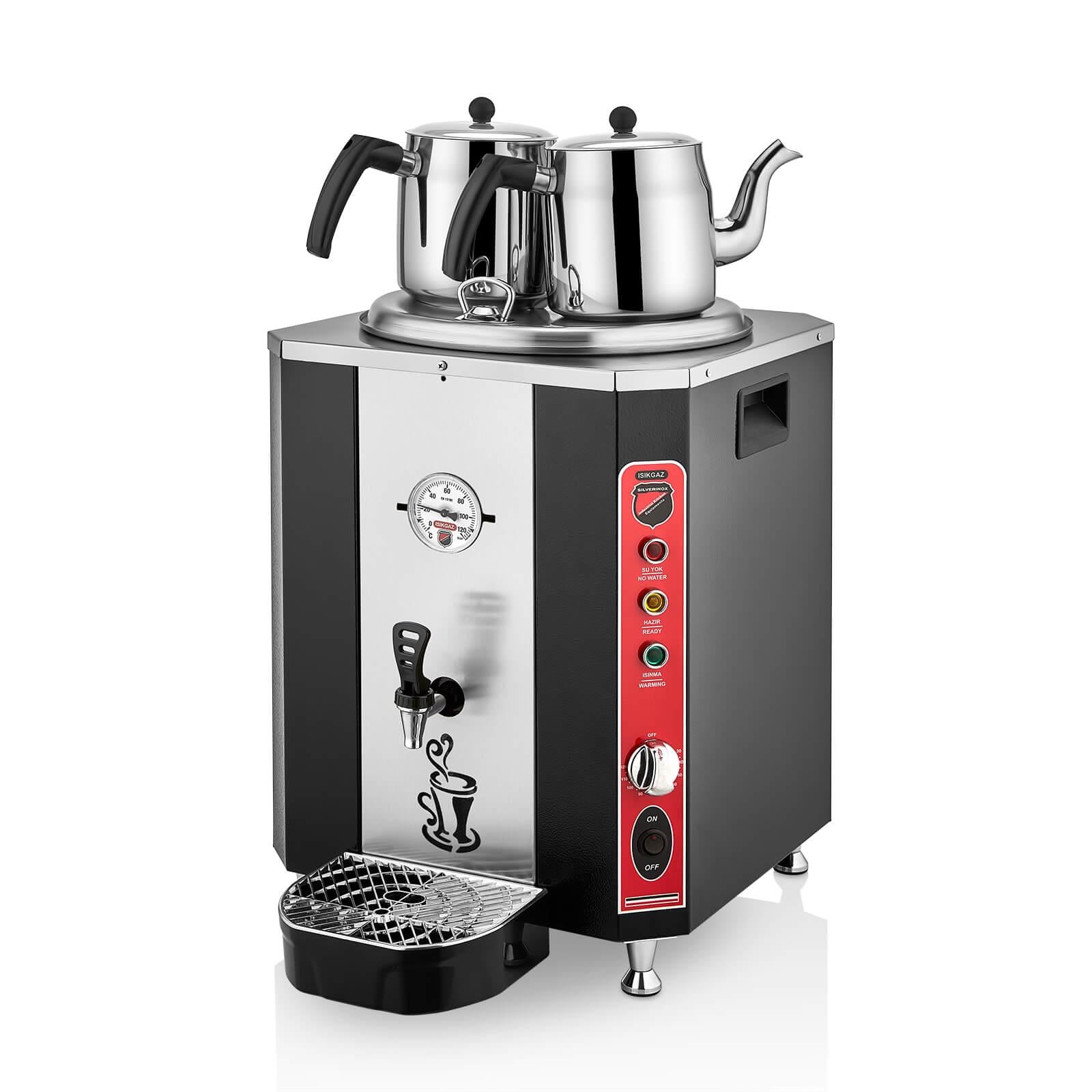 SilverInox EL-02S Elit Çay Makinesi Siyah 23 ltSilverInoxIG.EL-02S