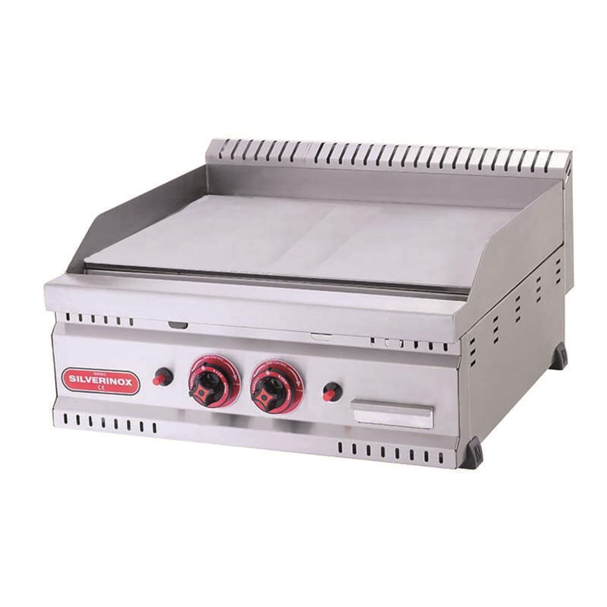 SilverInox PG-40-D Gazlı Pleyt Izgara Düz  40x60 cm