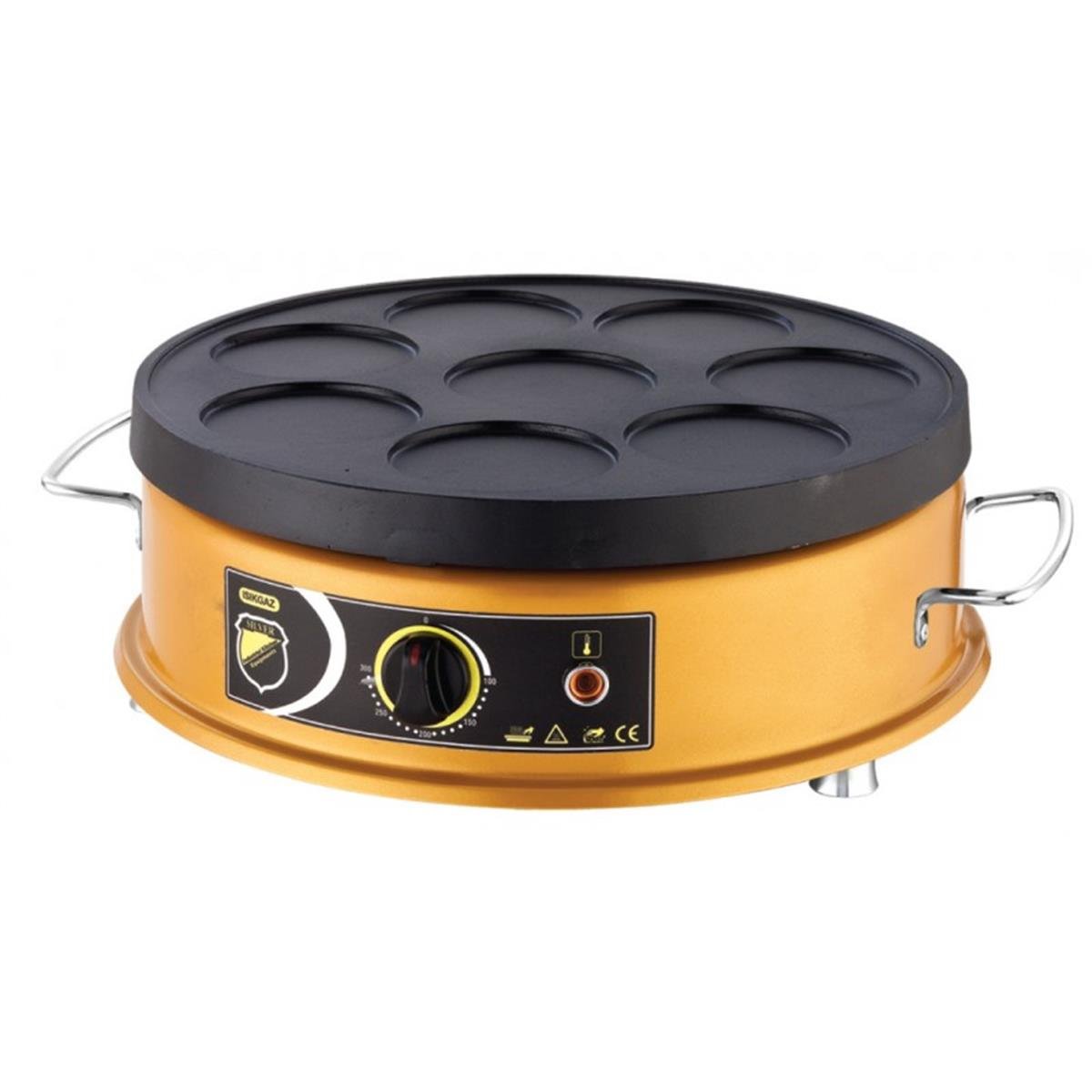 SilverInox PNK-01 Gold inox Elektrikli Pankek Makinesi 40 cm