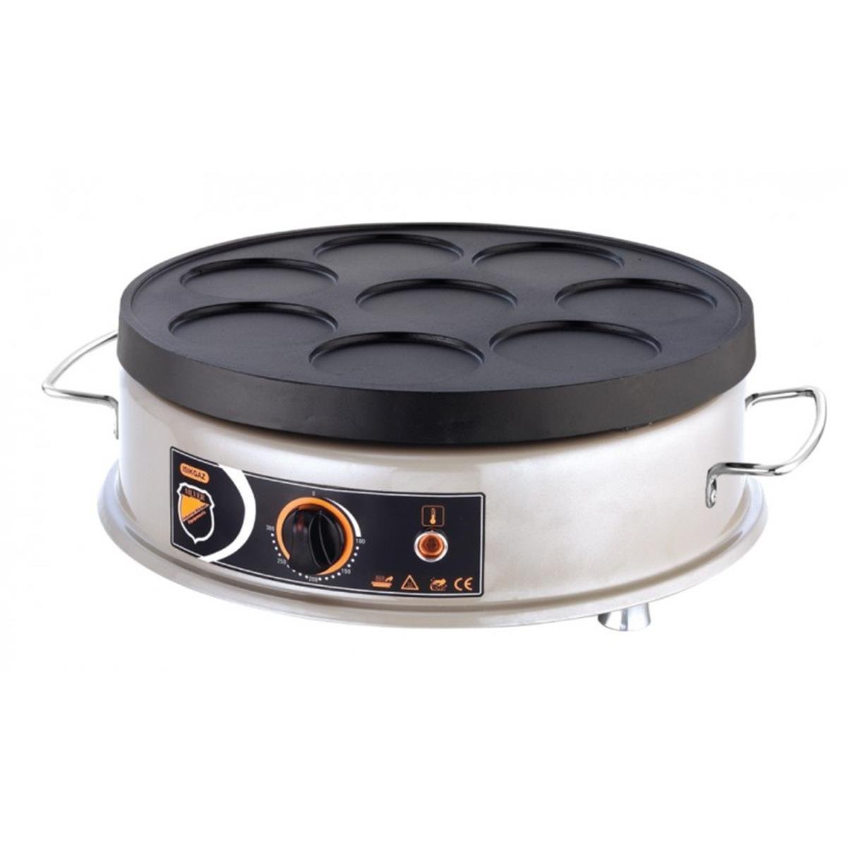 SilverInox PNK-03 Gri inox Elektrikli Pankek Makinesi 40 cm