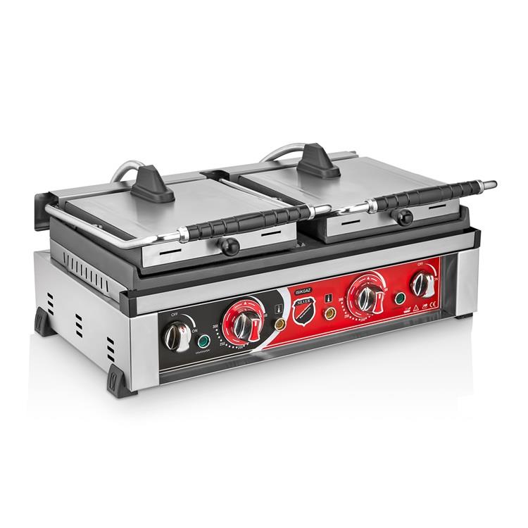 SilverInox SS-20DH 20 Dilim Style Elektrikli Çift Kapaklı Hamburger MakinesiSilverInoxIG.SS-20DH