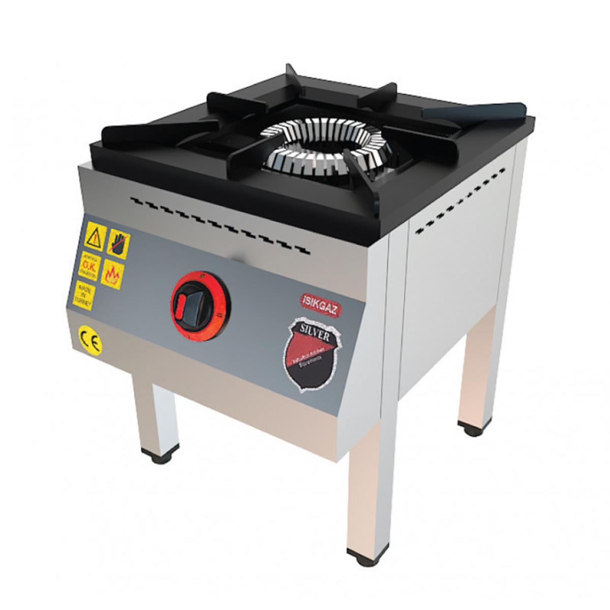 SilverInox YER-01 Tek Yanışlı Yer OcağıSilverInoxIG.YER-01