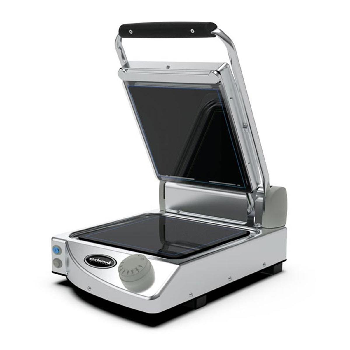 Spidocook SP 010 P Düz Yüzey Elektrikli Seramik Camlı Izgara & Tost Makinesi