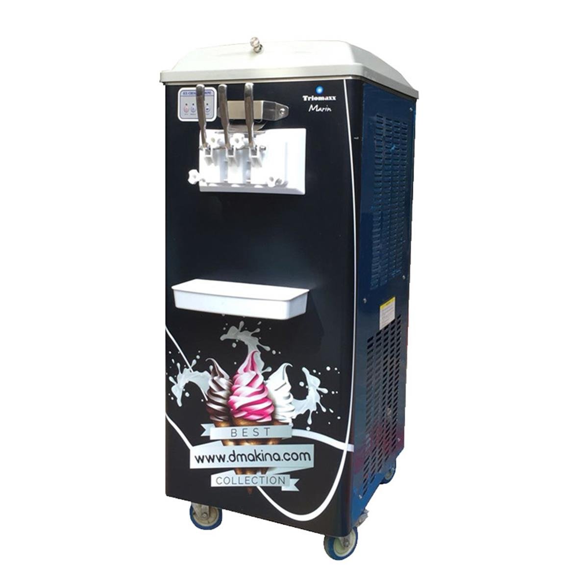 Triomaxx Marin 3 Musluklu Soft Dondurma & Frozen ve Yoğurt Makinası