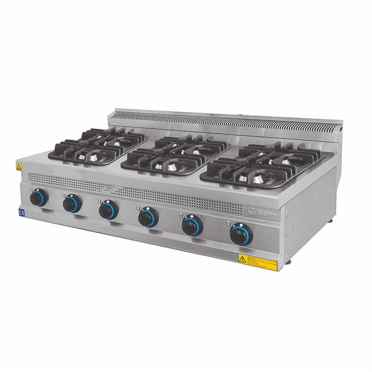 Turhan Çelik 1270-OCK 6'lı Ocak Gazlı 1200x700x300