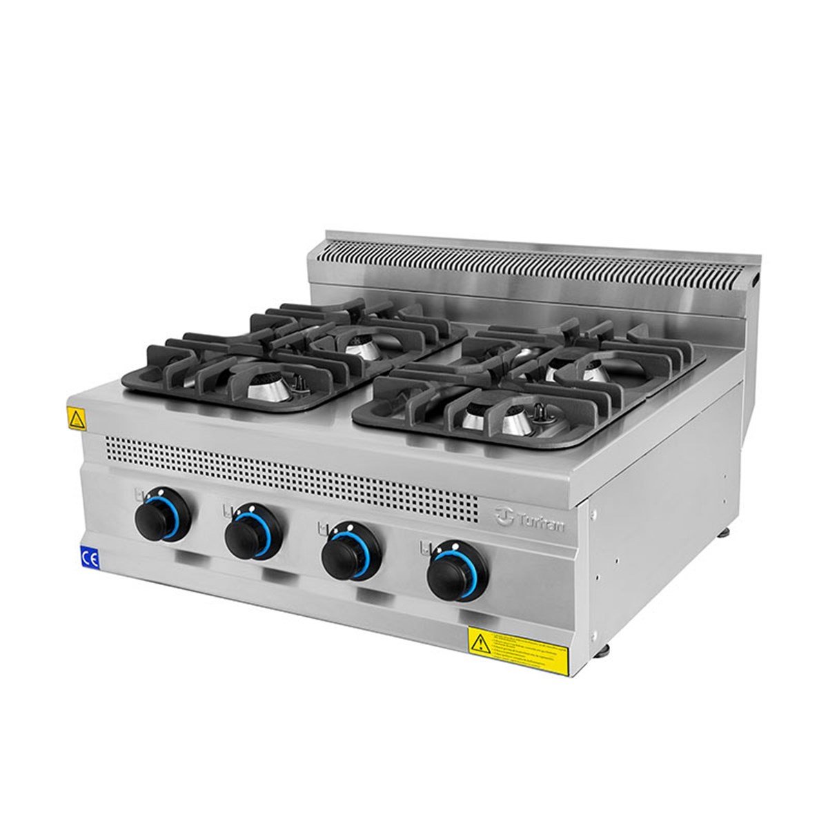 Turhan Çelik 8070-OCK 4'lü Ocak Gazlı 800x700x300