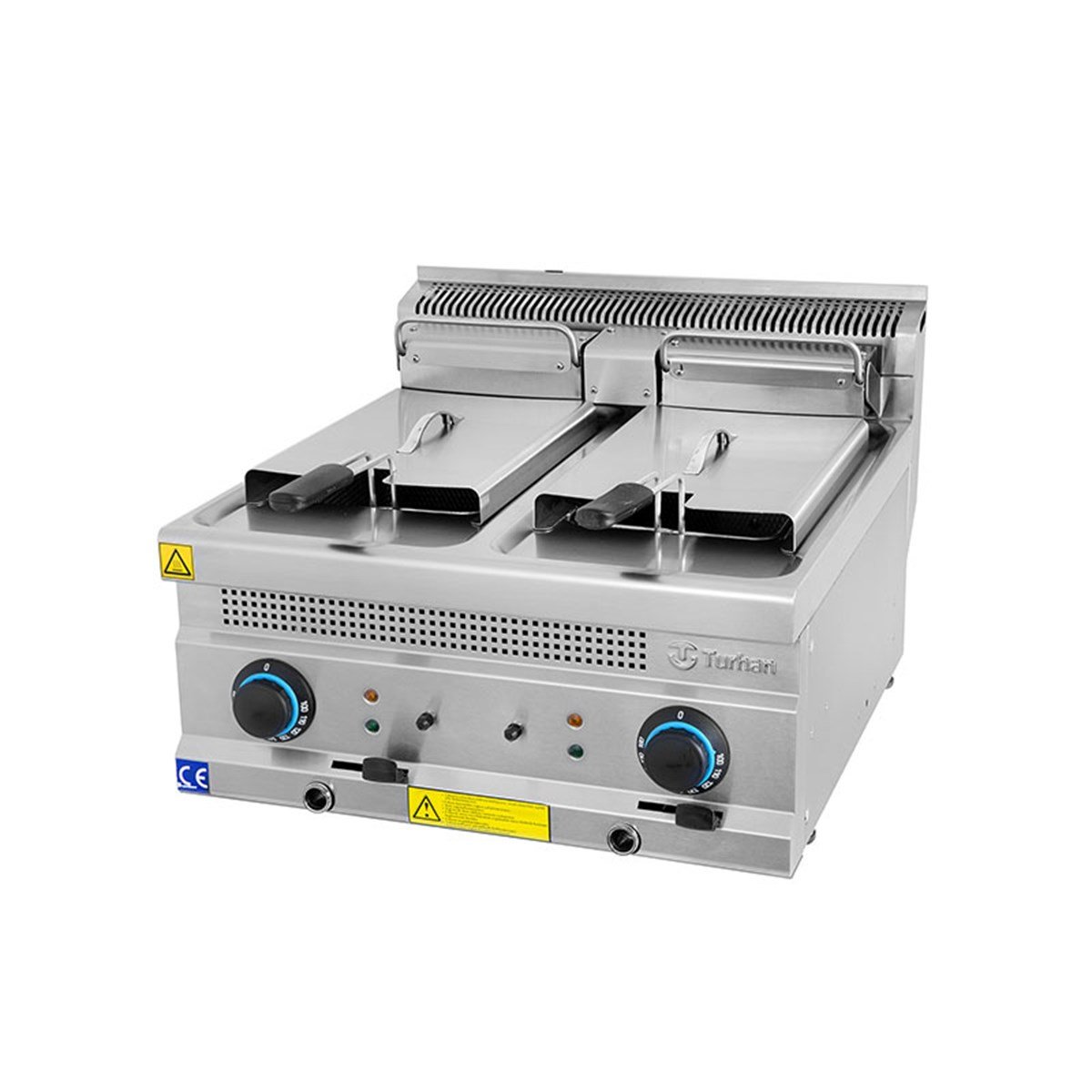 Turhan Çelik TC.6FE600 60'lık Tahliyeli Fritöz 600x630x300