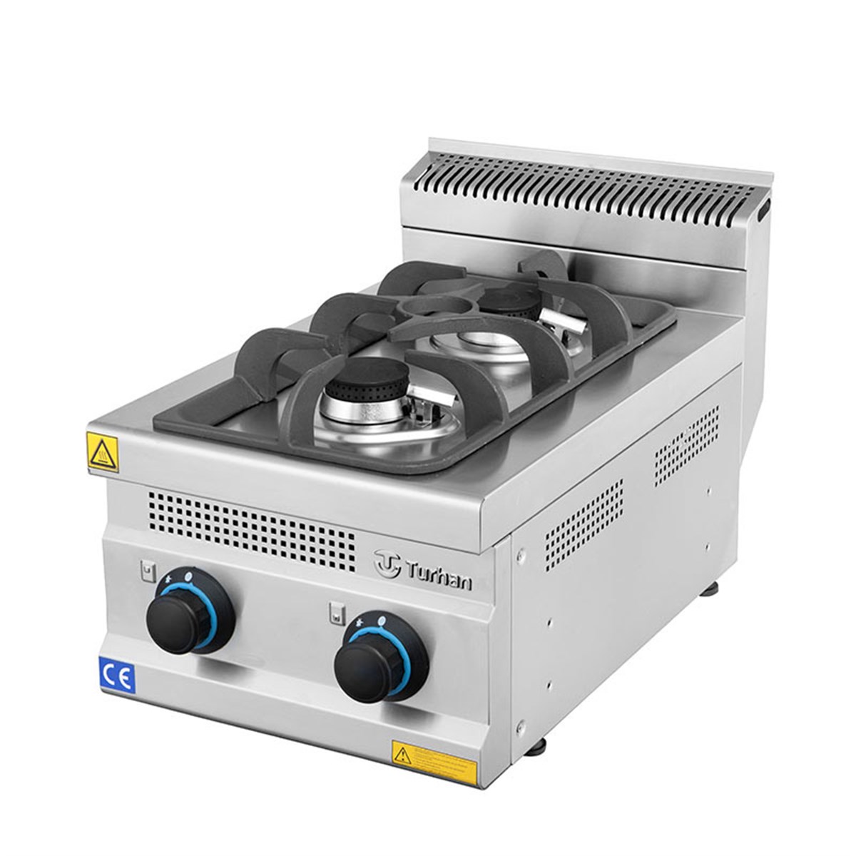 Turhan Çelik TC.6OCG400 2'li Ocak Gazlı 400x630x300