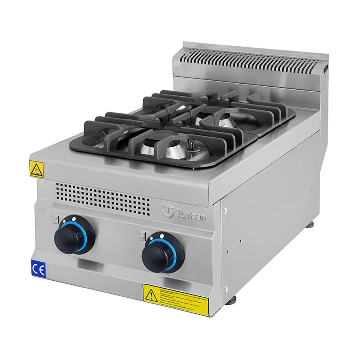 Turhan Çelik TC.6OCG401 2'li Ocak Lpg 400x630x300