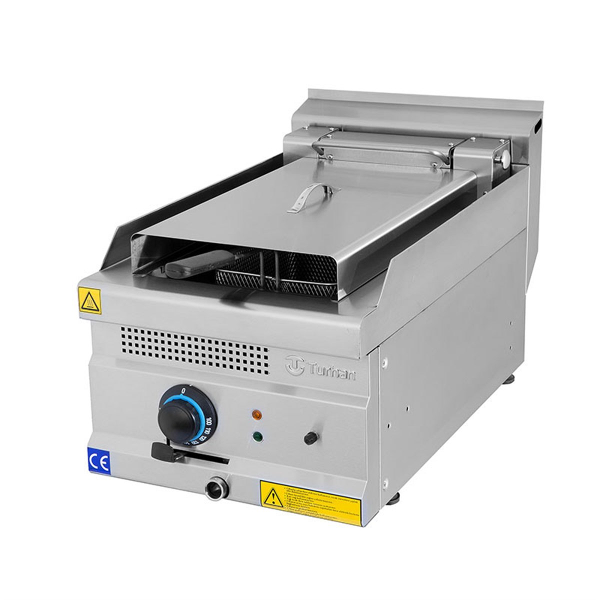 Turhan Çelik TC.7FE400 40'lık Tahliyeli Fritöz 400x700x300