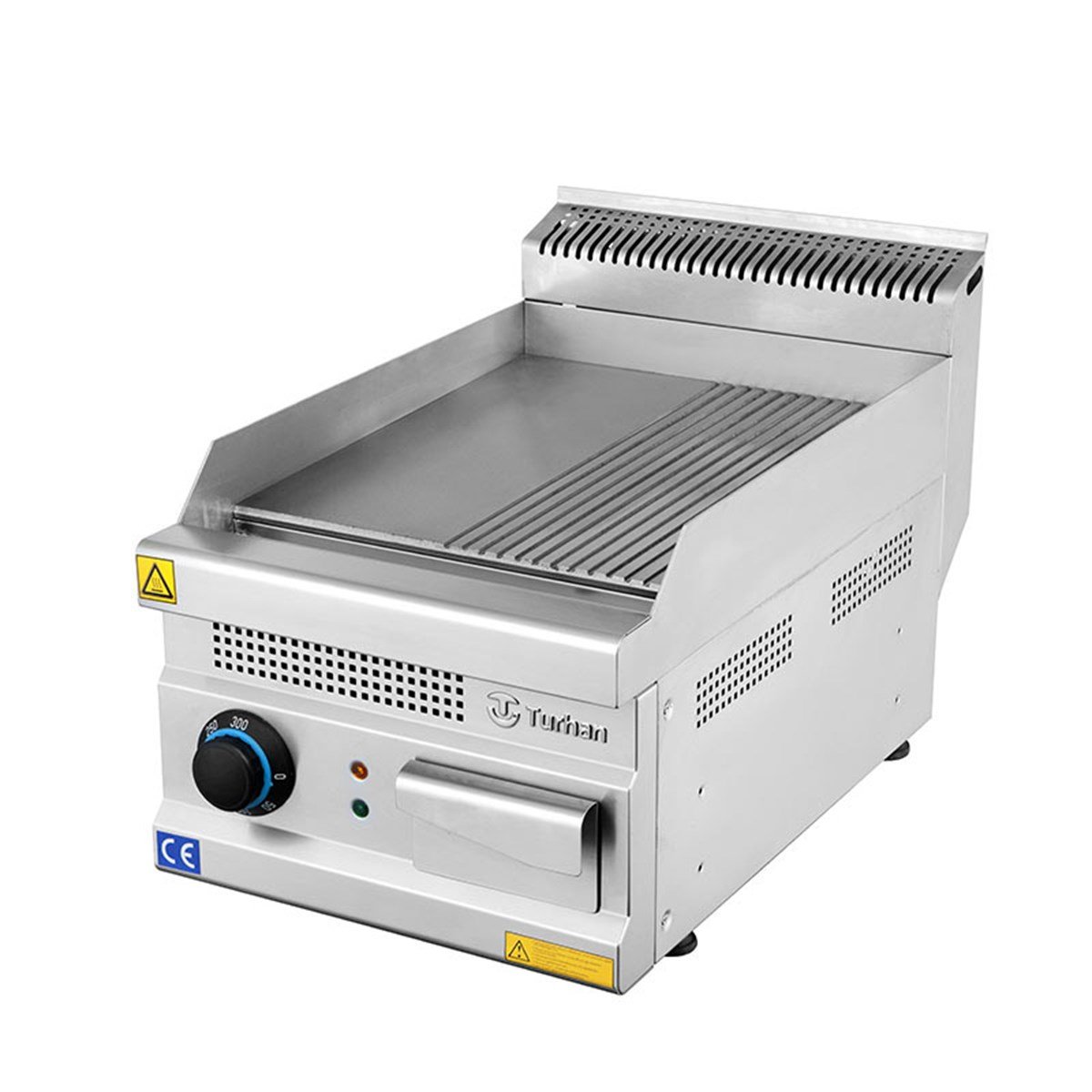 Turhan Çelik TC.7IE400 40'lık Elektrikli Düz Pleyt Izgara 400x700x300