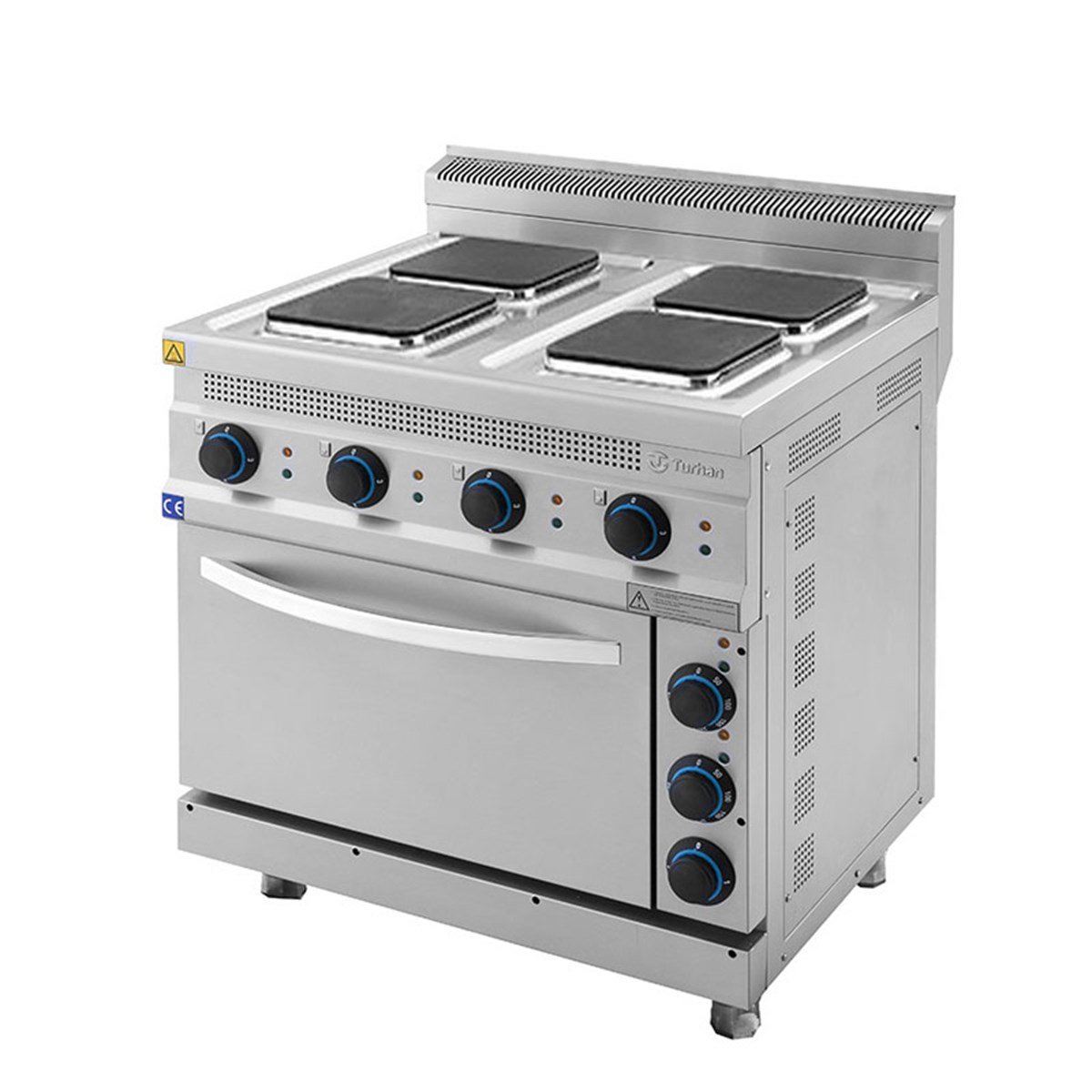 Turhan Çelik TC.7KE801 Kare Elektrikli Kuzine 800x700x850