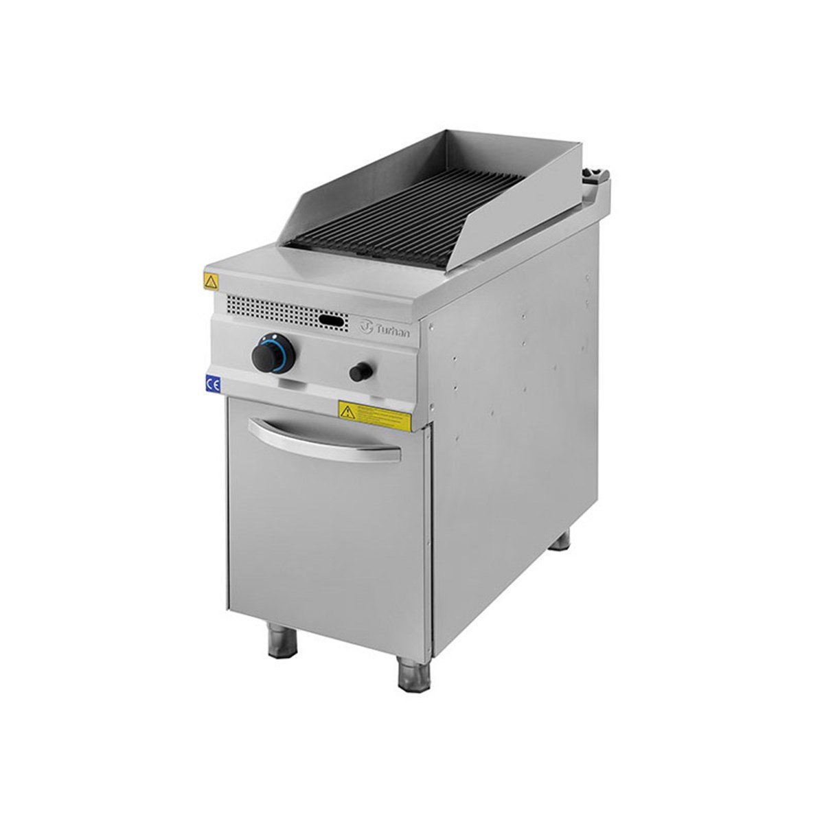 Turhan Çelik TC.9AG400 40'lık Gazlı Döküm Izgara Ce Belgeli 400x930x850