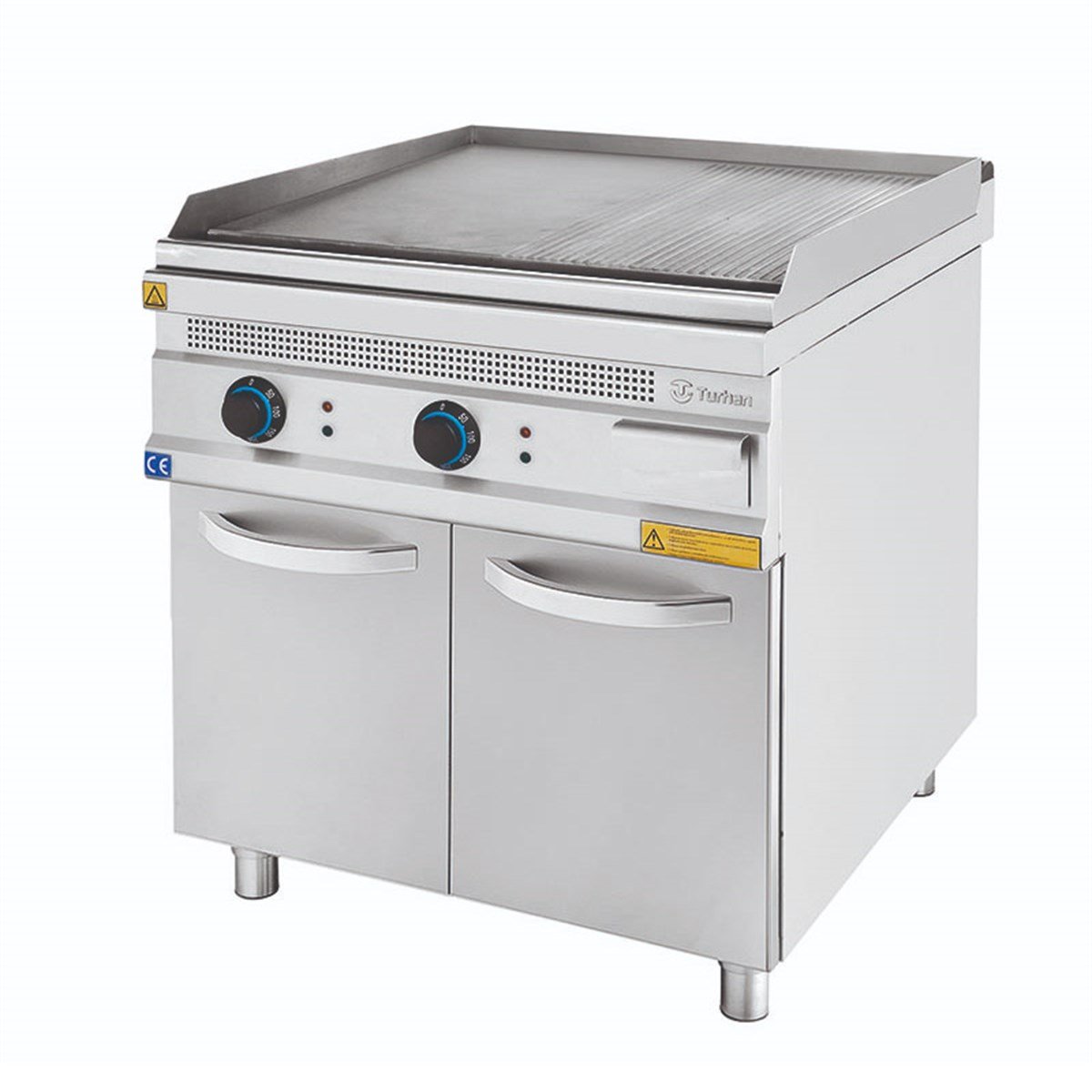 Turhan Çelik TC.9IE800 80'lik Düz Pleyt Elektrikli Izgara 800x930x850