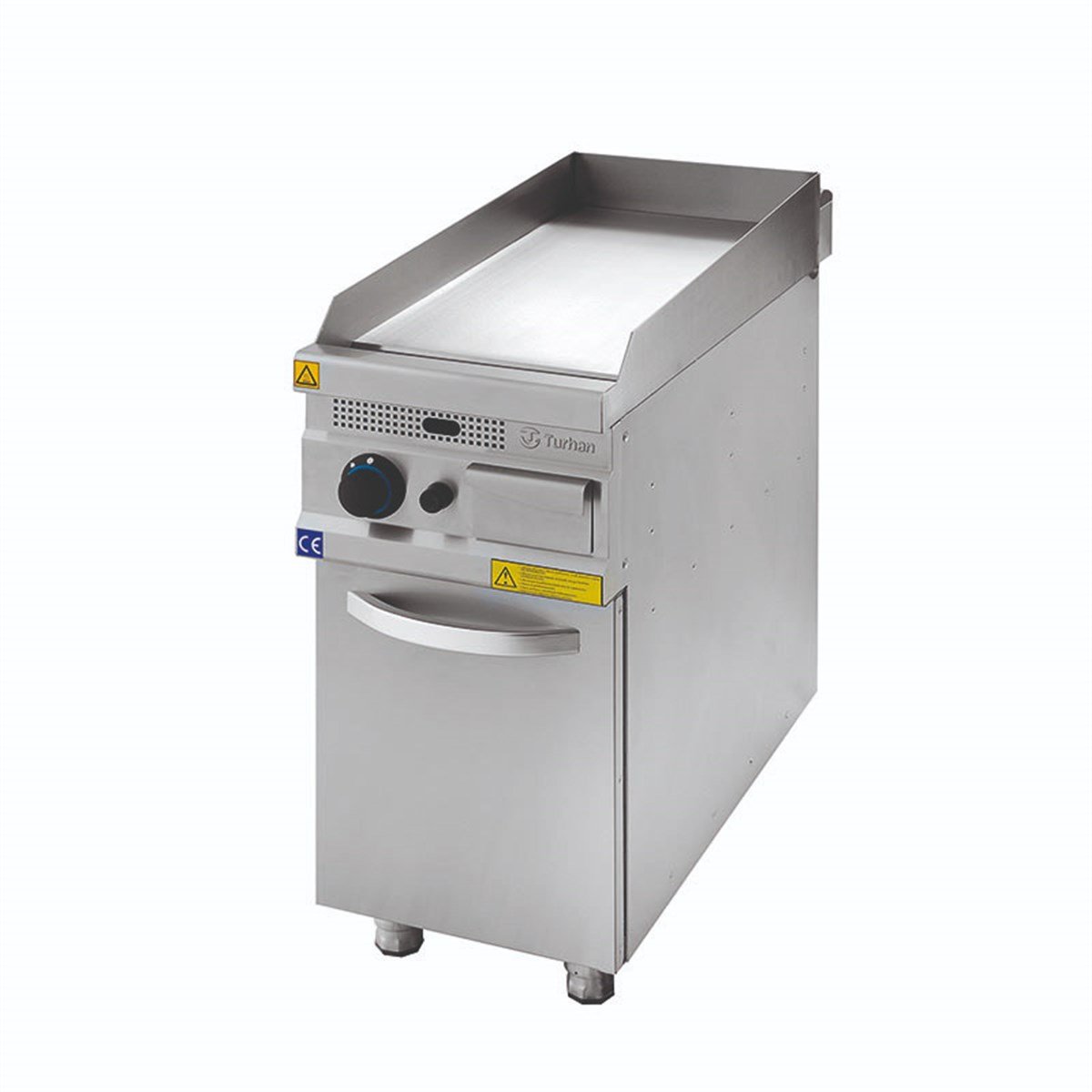 Turhan Çelik TC.9IG400 40'lık Gazlı Düz Pleyt Izgara Ce Belgeli Alt Dolaplı 400x930x850