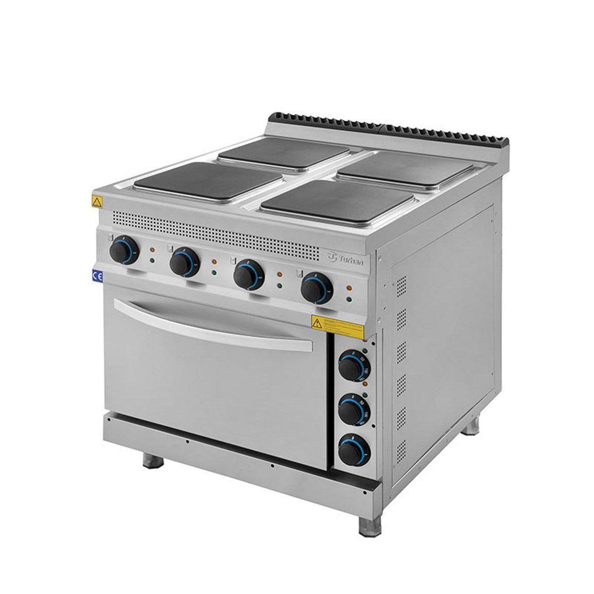 Turhan Çelik TC.9KE800 4'lü Elektrikli Kuzine 800x930x850