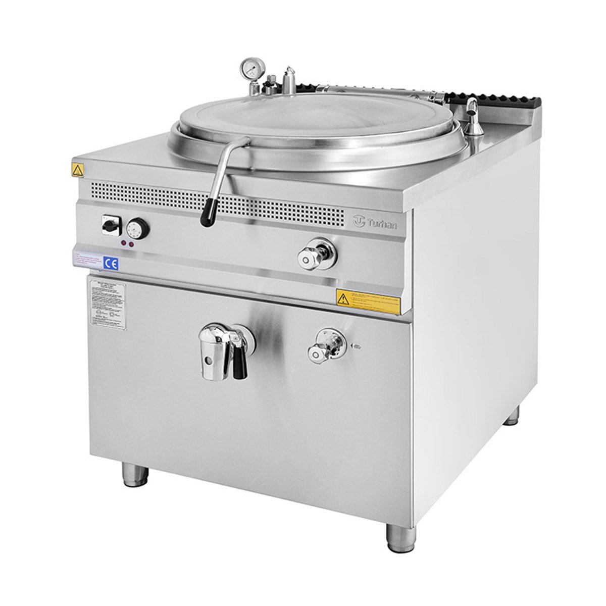 Turhan Çelik TC.9KTEN800 Elektrikli Kaynatma Tenceresi 800x930x850