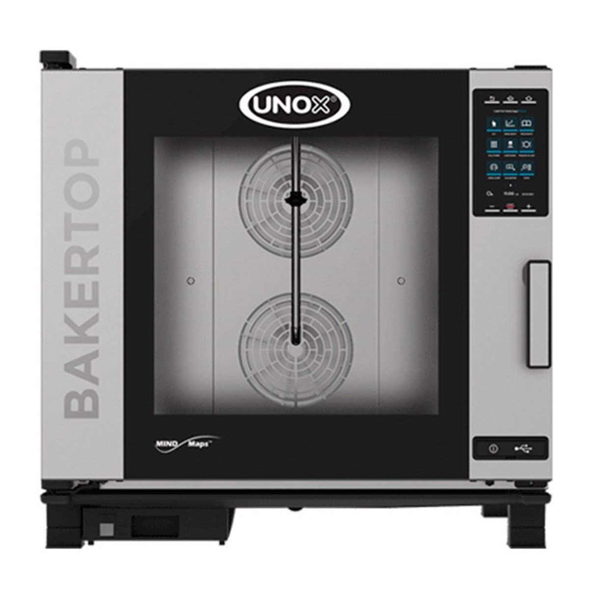 Unox Bakertop 6 Tepsı 600*400 Kombı Fırın Gazlı Plus Model