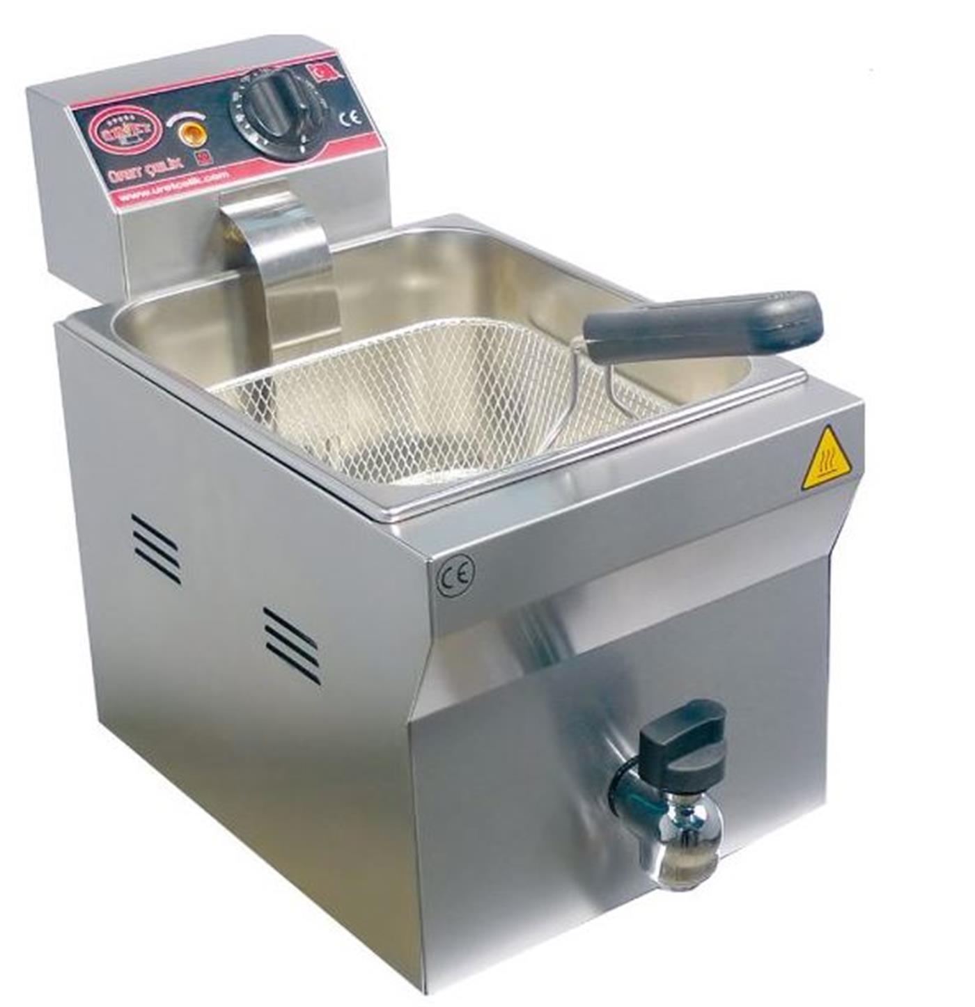 Üret Frt 7 8 Lt Vanalı Fritöz