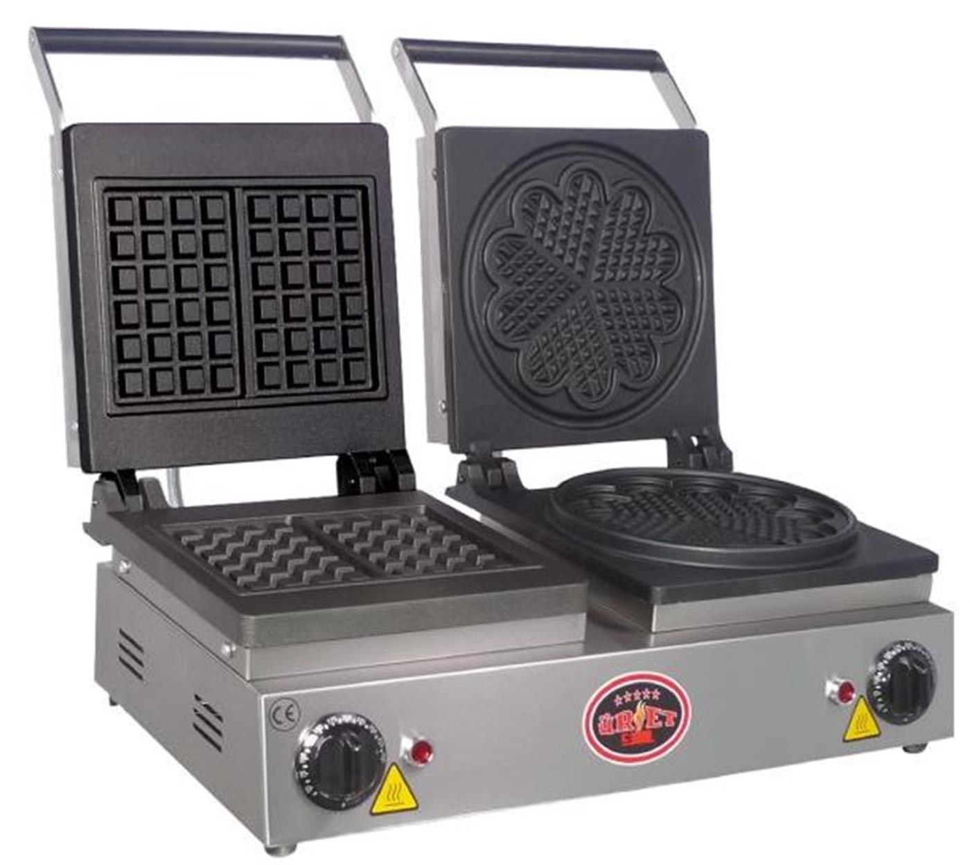 Üret Wf 9 Çiftli Waffle Kare-Papatya