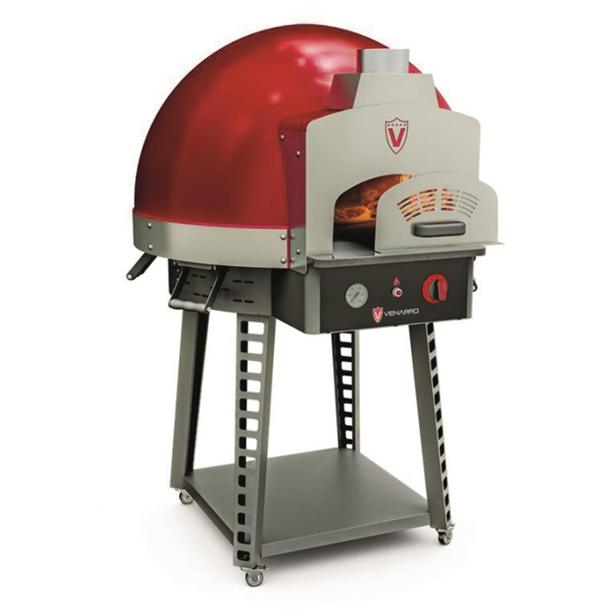 Venarro Leonar DYK-60-O Taş Tabanlı Odunlu Pizza Fırını KırmızıVenarroVNR.DYK-60-O-K