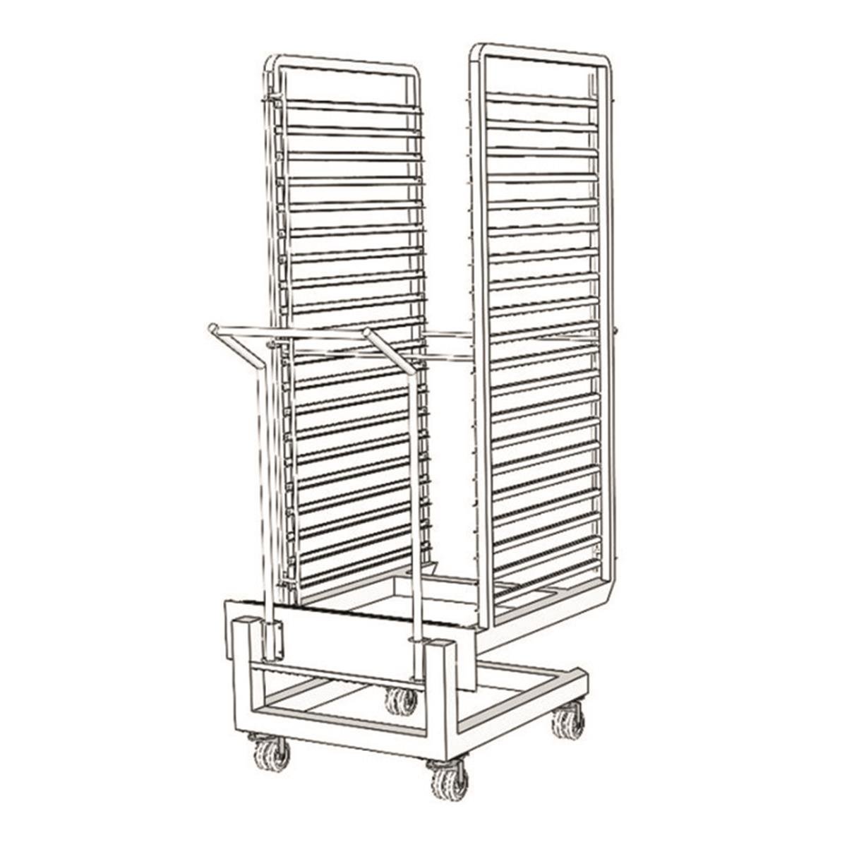 Venarro Lofri DEF - K40T 40 lı Tepsi Taşıma Arabası ve Tepsi KitiVenarroVNR.DEF - K40T