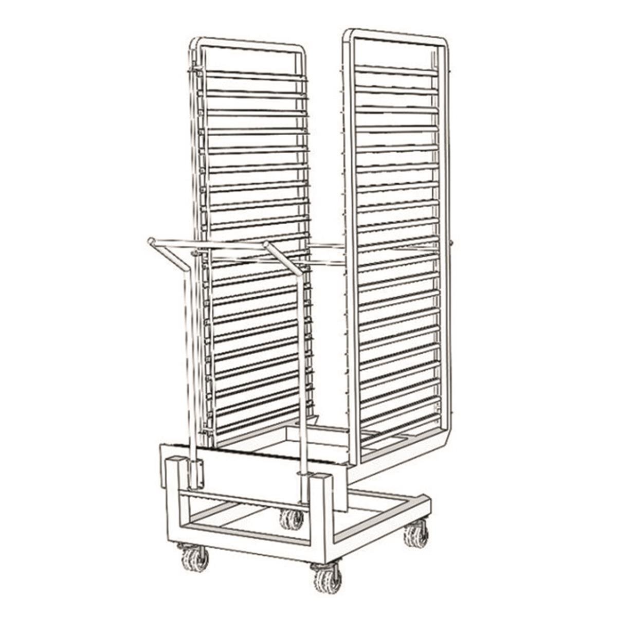 Venarro Roccia DEF - DK20T 20’lı Tepsi Taşıma Arabası ve Tepsi KitiVenarroVNR.DEF - DK20T