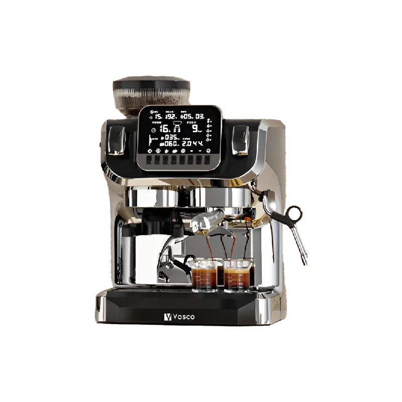 VOSCO ST-520EC Pro Kahve Makinesi Siyah