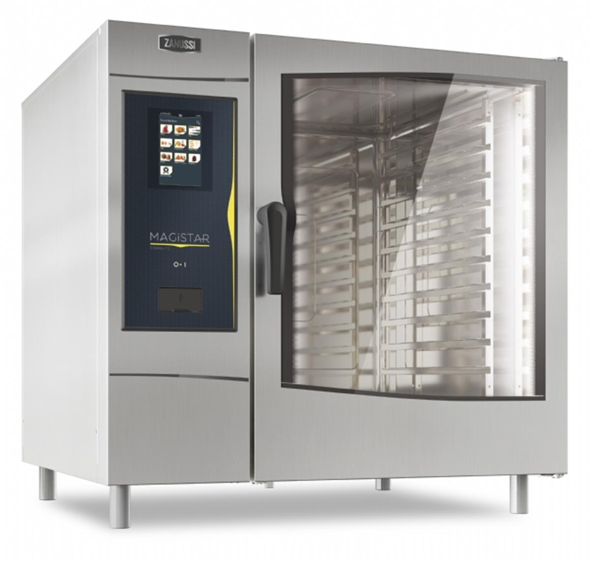 Zanussi 218783 Magistar Doğal Gazlı Boylerli Kombi Fırın 10 Tepsili GN 2/1 Dokunmaktik EkranlıZanussiATI.218783-NG