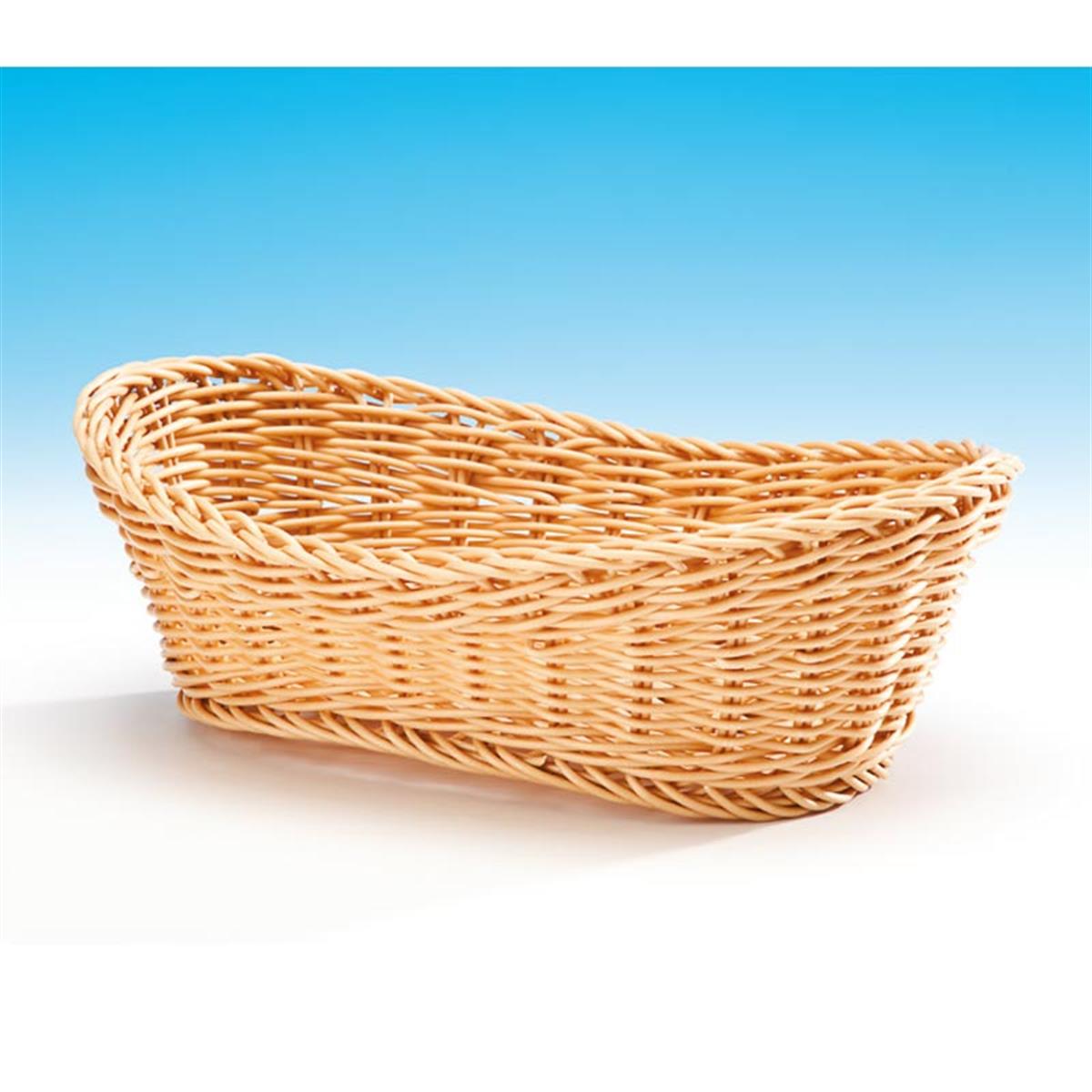 Zicco Jq 1015-B Büyük Oval Plastik Ekmek Sepeti 29x20x10,5 Cm